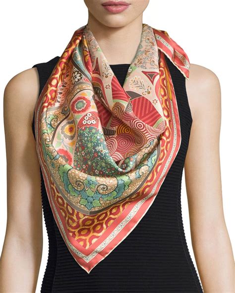 salvatore ferragamo silk scarves